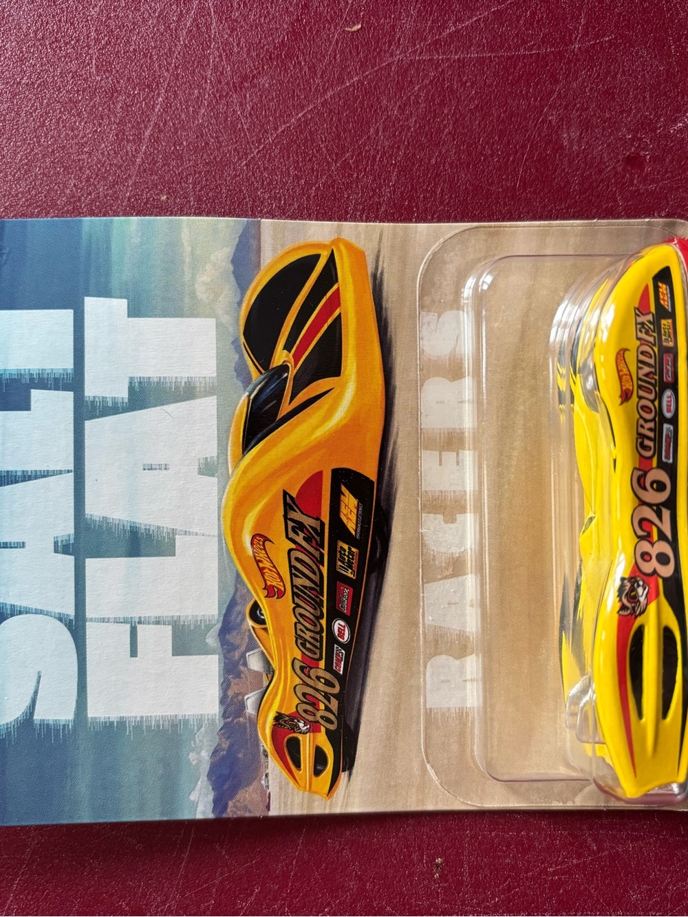 Silver Series Salt Flat Racers 826 Groundfex Yellow Toy Car - Picture 5 of 5